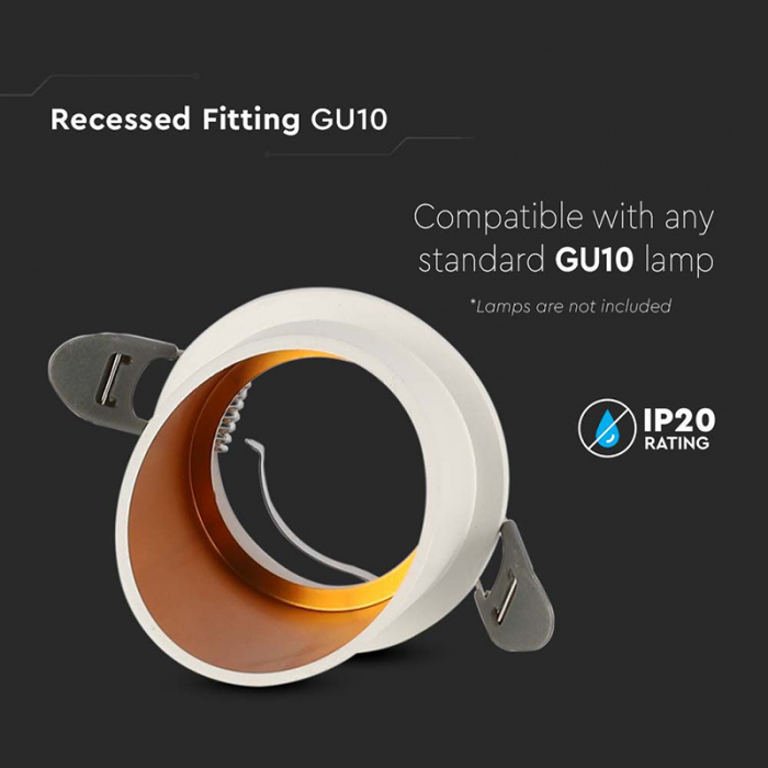 Corp spot GU10, alb, V-TAC, SKU-6682 [5]