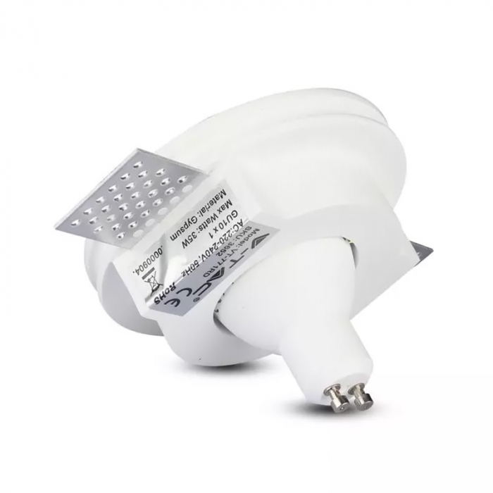 Corp spot GU10, din gips, alb, V-TAC 3652 [5]