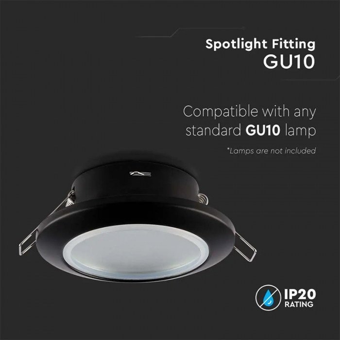 Corp spot GU10, IP44, negru, V-TAC 6699 [5]
