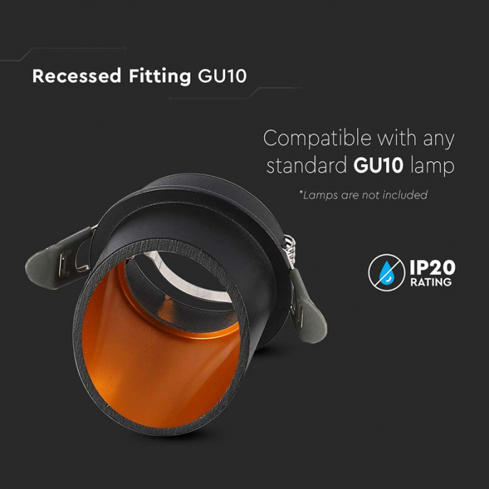 Corp spot GU10, negru, V-TAC, SKU-6683 [5]