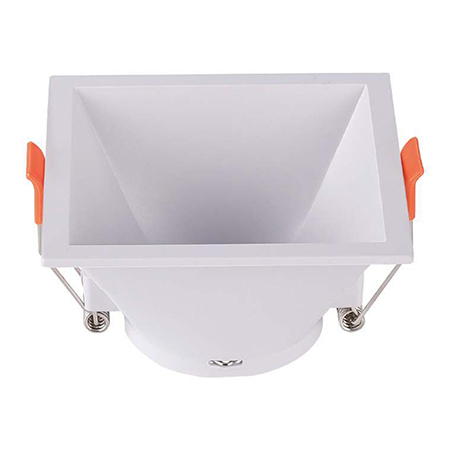 CORP SPOT GU10 PATRAT 93X93X55MM - ALB [1]