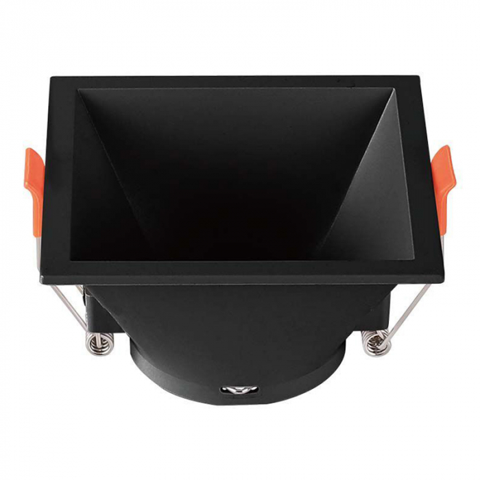 CORP SPOT GU10 PATRAT 93X93X55MM - NEGRU [1]