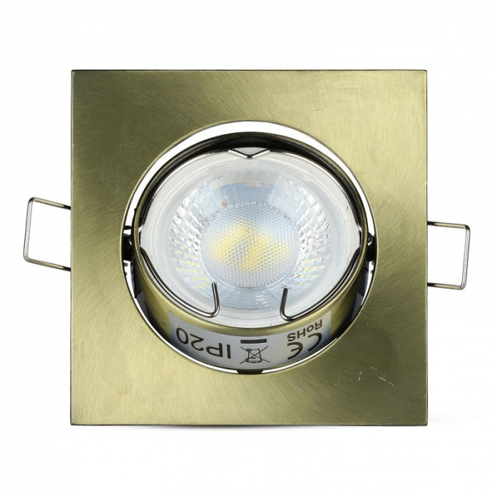 Corp spot pătrat GU10, auriu, V-TAC, SKU-8581 [7]