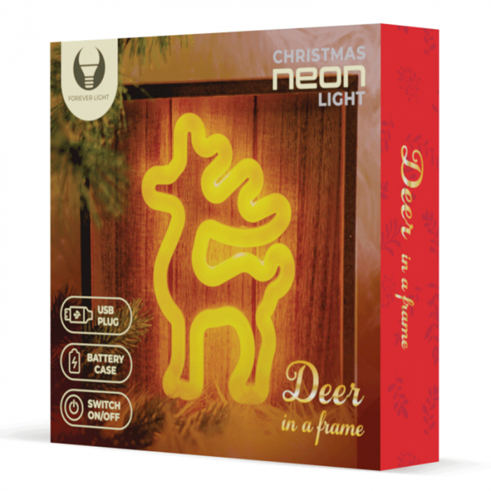 DECORATIUNE CRACIUN ILUMINAT 3000K MODEL REN [3]