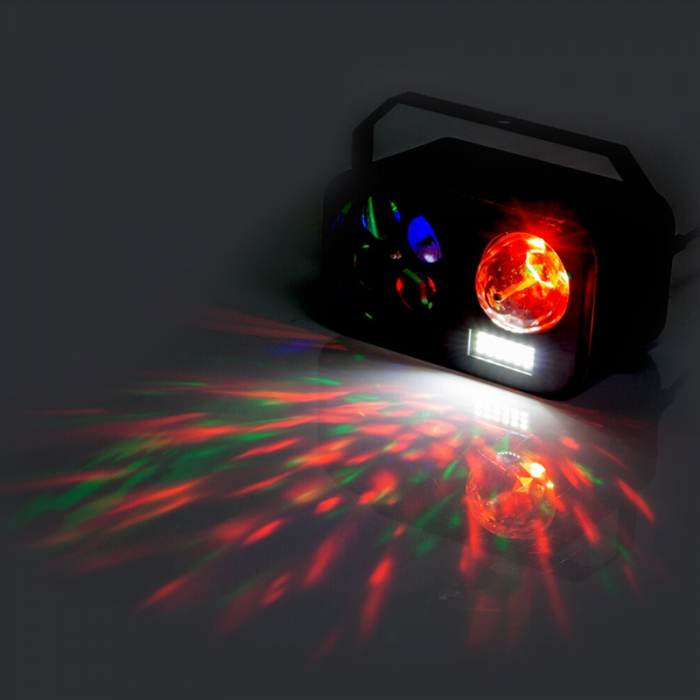 Efect led 3in1 astr-strobo-gobo rgbw 26w - Ibiza Light stroboscop [3]