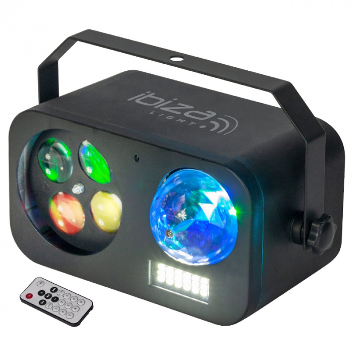 Efect led 3in1 astr-strobo-gobo rgbw 26w - Ibiza Light stroboscop [2]