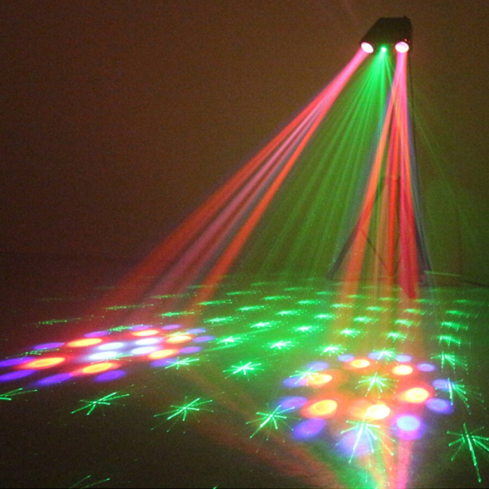 Efect Monflower LED RGBW cu Stroboscop și Laser – Iluminare dinamică și spectaculoasă pentru evenimente [4]