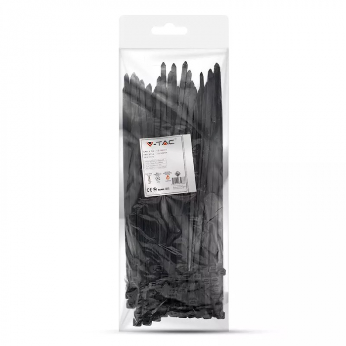FASETE PRINDERE 3.5MM/30CM SET 100BUC - NEGRU [4]