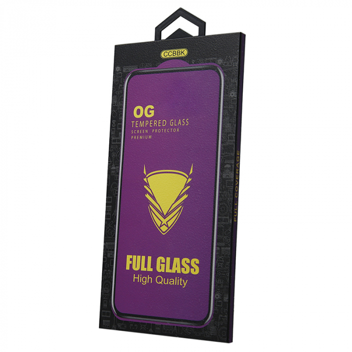 FOLIE STICLA PREMIUM PENTRU SAMSUNG S23FE 5G CU RAMA NEAGRA [2]