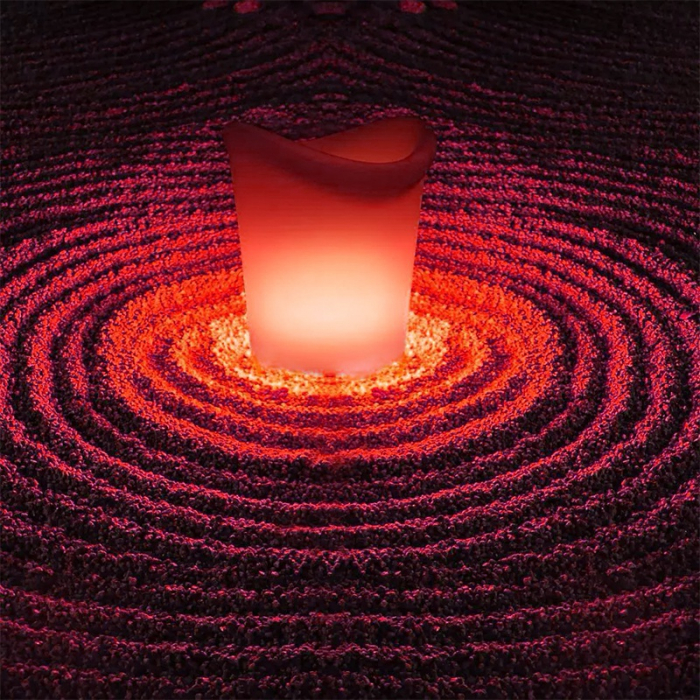 Frepiera iluminată led rgb 29x33x35cm [5]