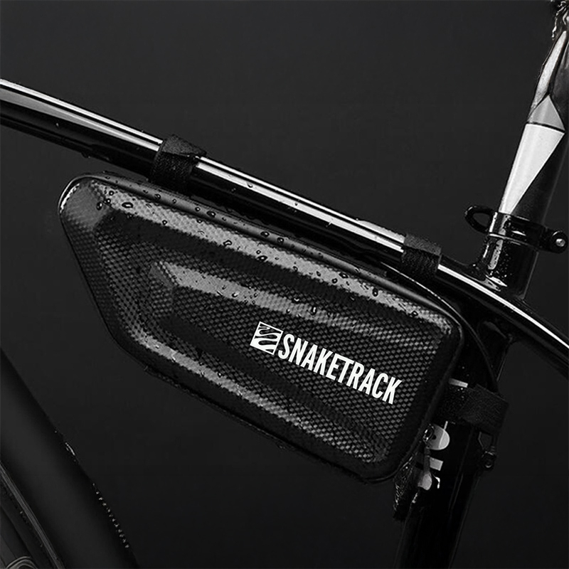 GEANTA BICICLETA CU SUPORT TELEFON PRINDERE PE CADRU - NEGRU [5]