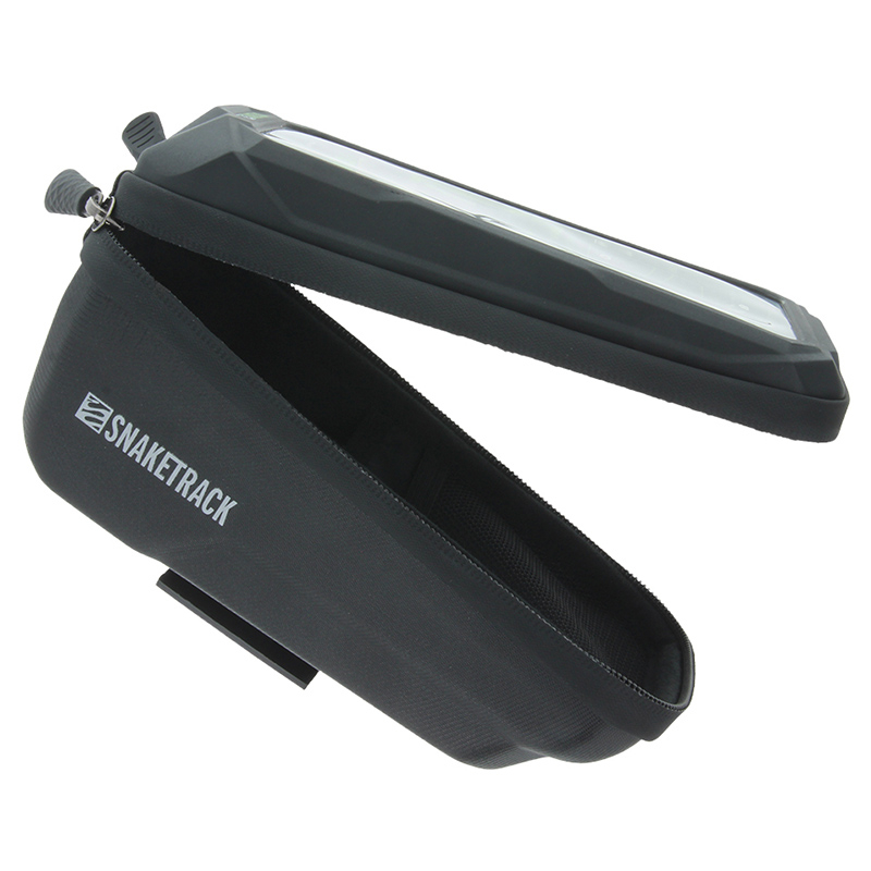 GEANTA BICICLETA CU SUPORT TELEFON PRINDERE PE CADRU - NEGRU [2]