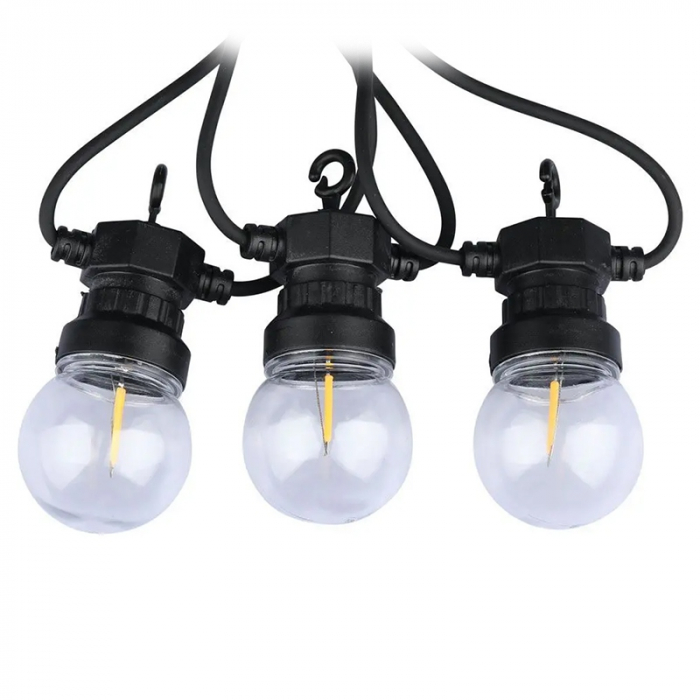 GHIRLANDA LED 5M 10 BECURI 0.4W / BEC 3000K [3]