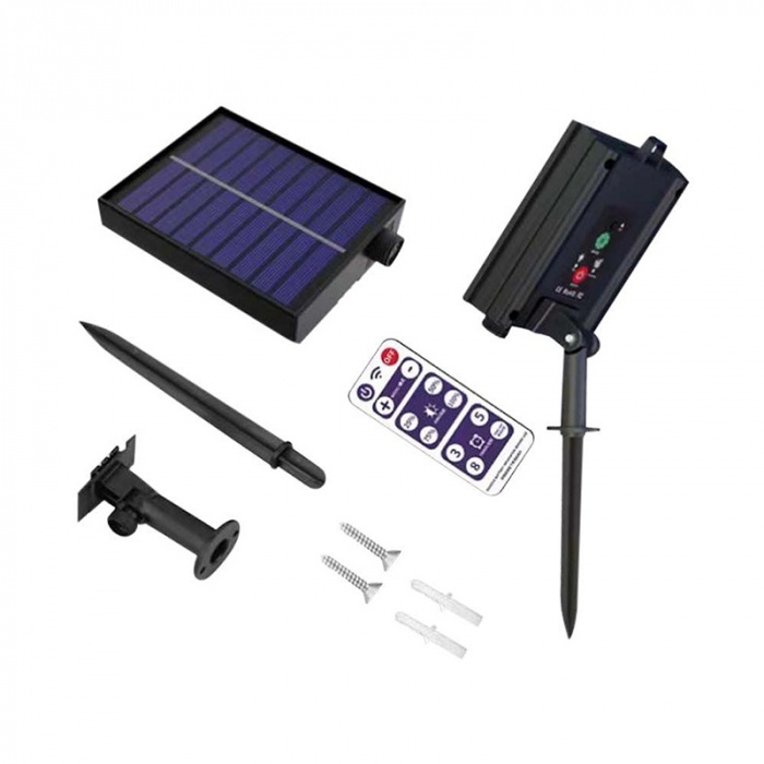 Ghirlanda solară LED, 0.5W x 10, 12m, 3000K, V-TAC, SKU-7804 [4]