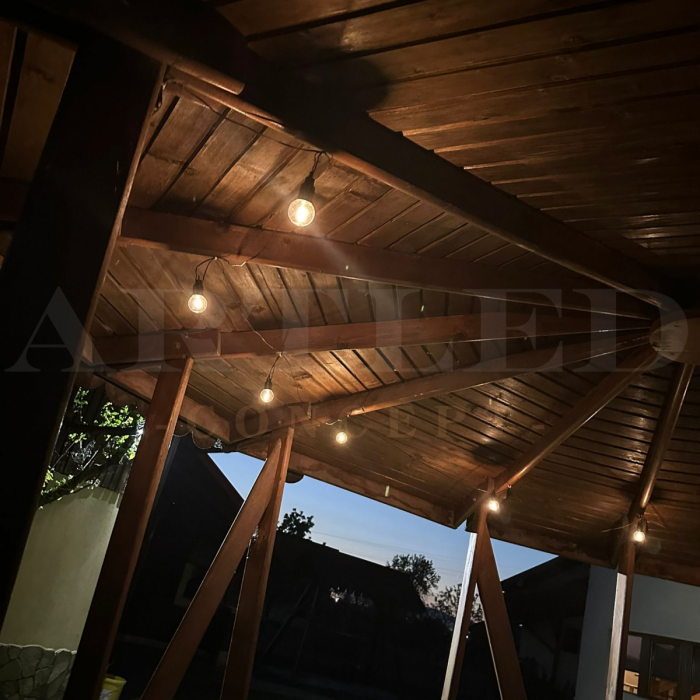 Ghirlanda solară LED, 0.5W x 10, 12m, 3000K, V-TAC, SKU-7804 [3]