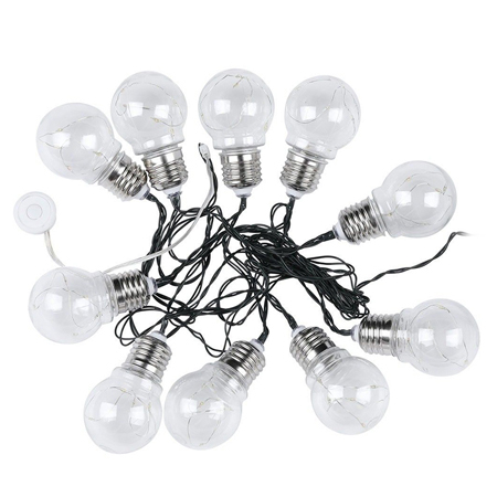 GHIRLANDA SOLARA LED 1W X 10 IP44 3000K [1]