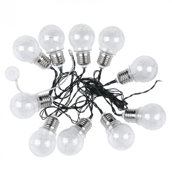 GHIRLANDA SOLARA LED 1W X 10 IP44 3000K [2]