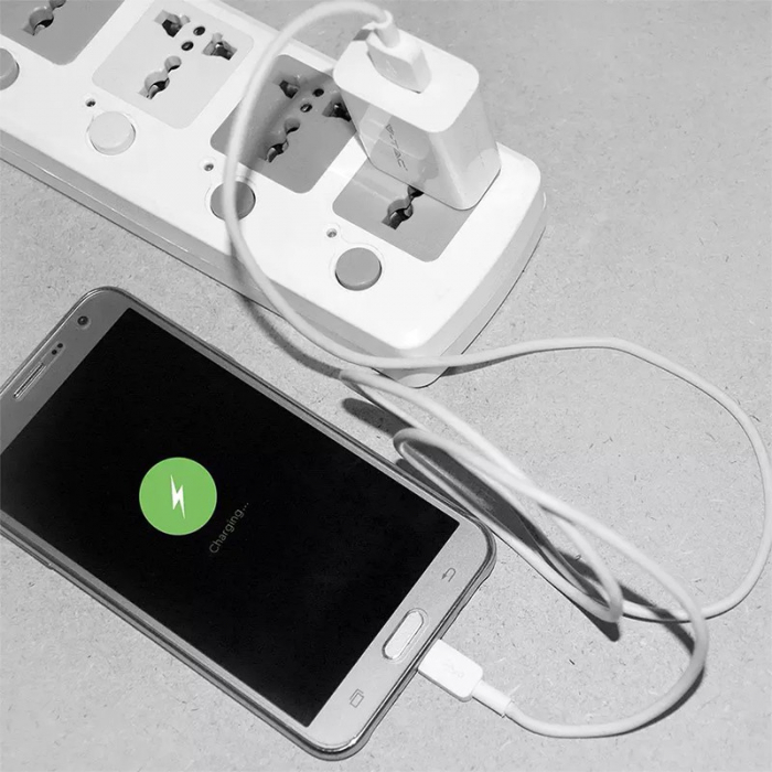 INCARCATOR 2.1A CU CABLU MICRO USB - ALB [7]