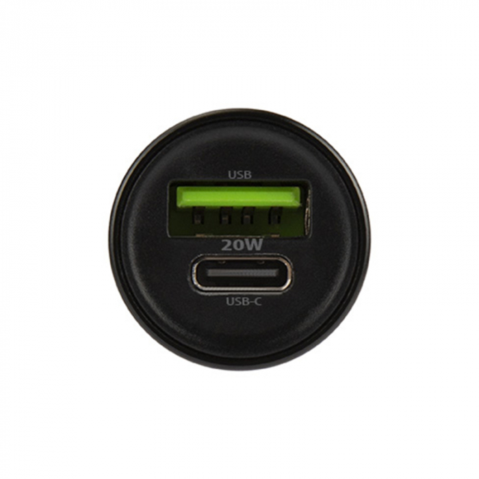 INCARCATOR AUTO 1XUSB 20W + 1X USB-C 60W + CABLU USBC - USB-C [5]