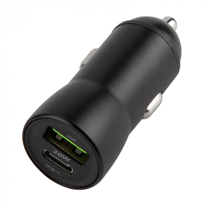 INCARCATOR AUTO 1XUSB 20W + 1X USB-C 60W + CABLU USBC - USB-C [4]