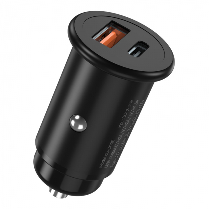 INCARCATOR AUTO 20W 3.0 PD USB-C + USB [2]