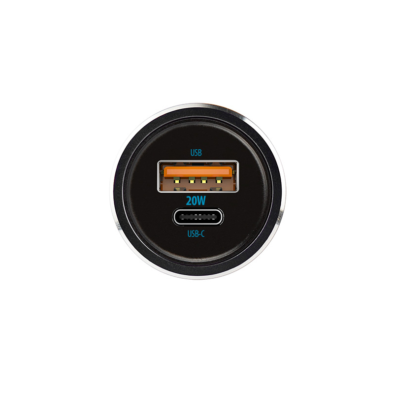 INCARCATOR AUTO PD 1 X USB-C 20W SI 1 X USB + CABLU USB-C 60W [5]