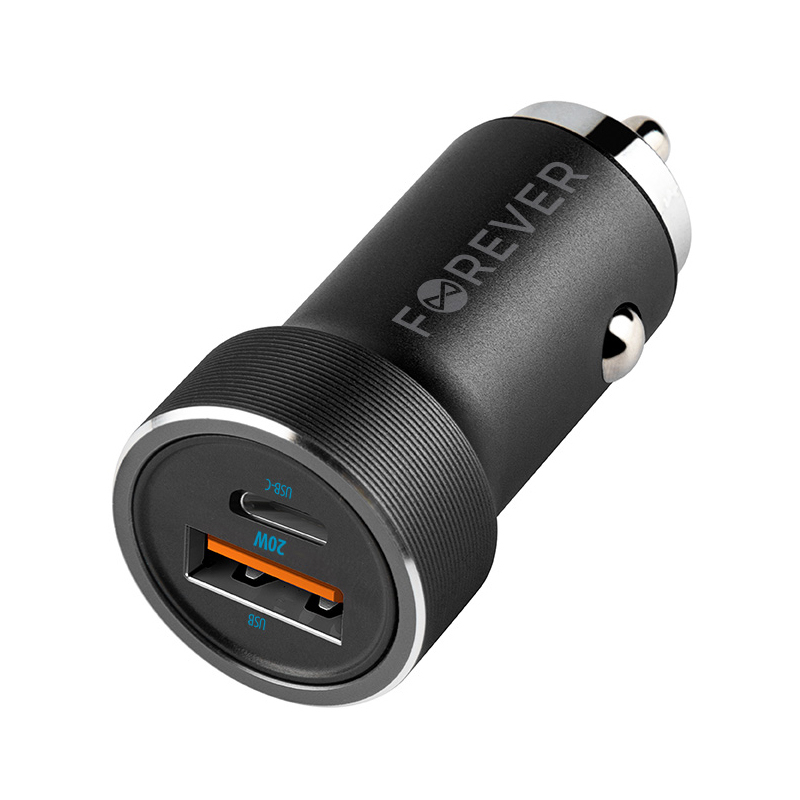 INCARCATOR AUTO PD 1 X USB-C 20W SI 1 X USB + CABLU USB-C 60W [4]