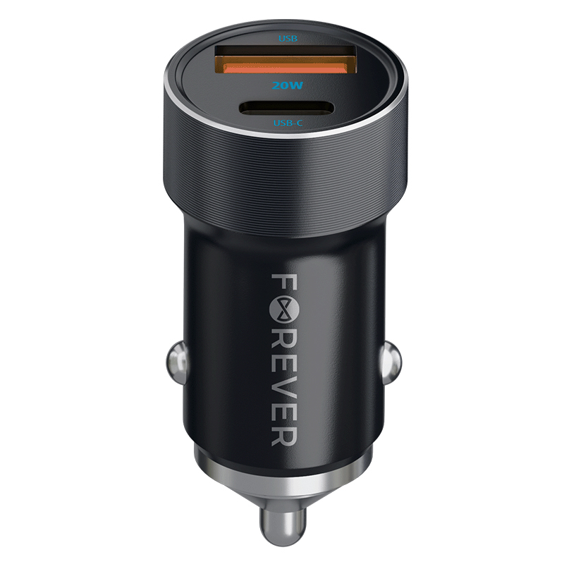 INCARCATOR AUTO PD 1 X USB-C 20W SI 1 X USB + CABLU USB-C 60W [2]