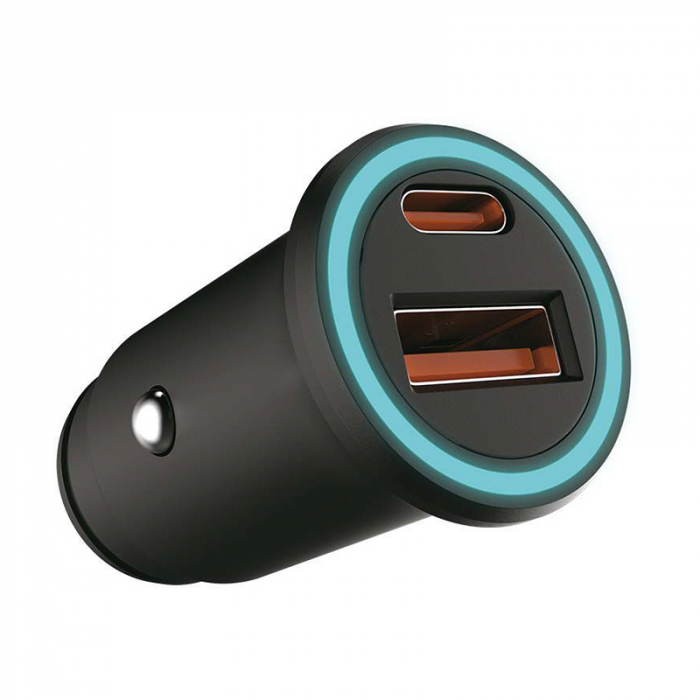 INCARCATOR AUTO QUICK CHARGE USB + TIP C [2]