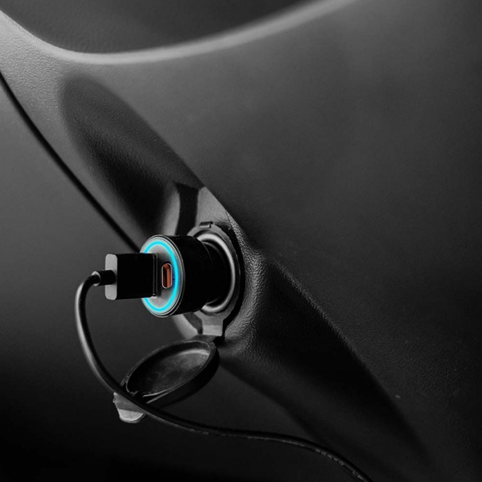 INCARCATOR AUTO QUICK CHARGE USB + TIP C [10]