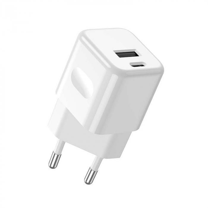 INCARCATOR RAPiD UN PORT USB + TIP C 20W - ALB [3]