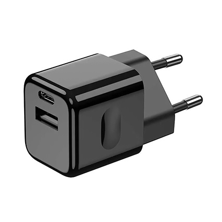 INCARCATOR RAPID UN PORT USB + TIP C 20W - NEGRU [1]
