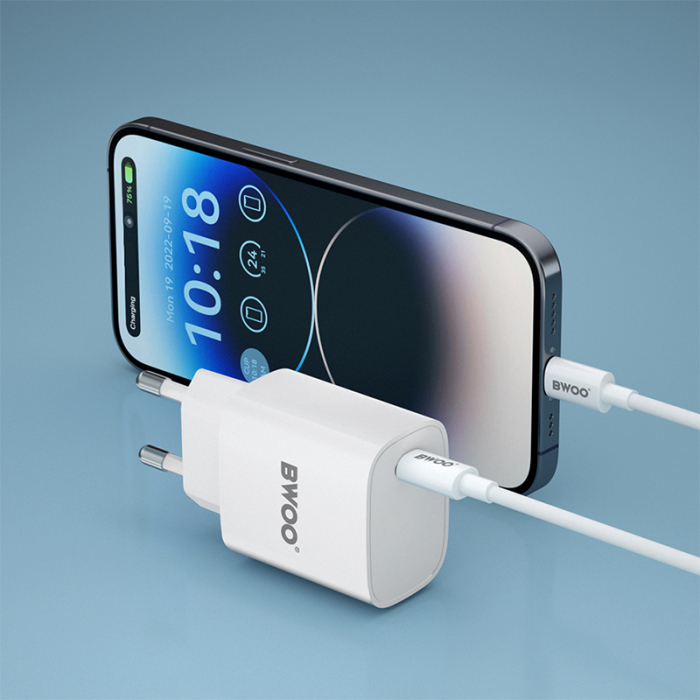 INCARCATOR RETEA 20W USB C + CABLU LIGHTNING [7]