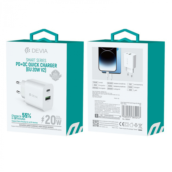 INCARCATOR RETEA SMART 1XUSB-C PD 20W [3]