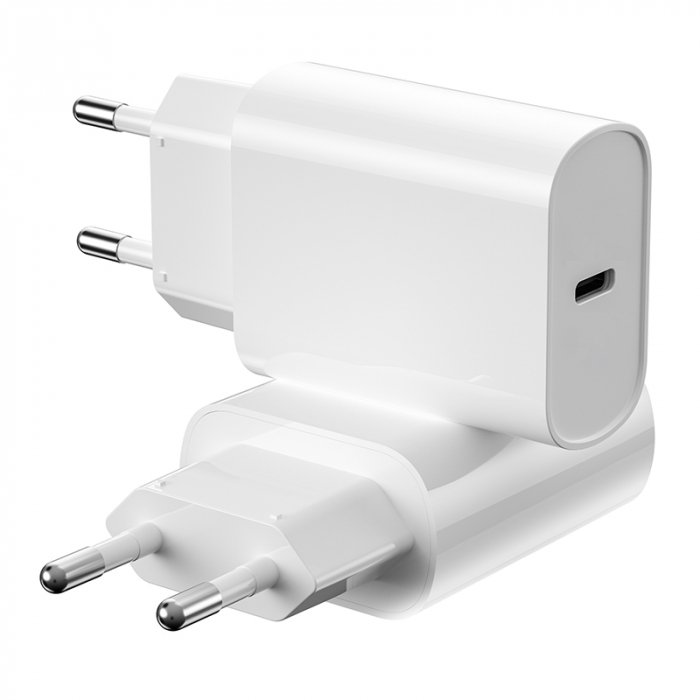 INCARCATOR RETEA USB-C FAST CHARGE PD 20W - ALB [5]