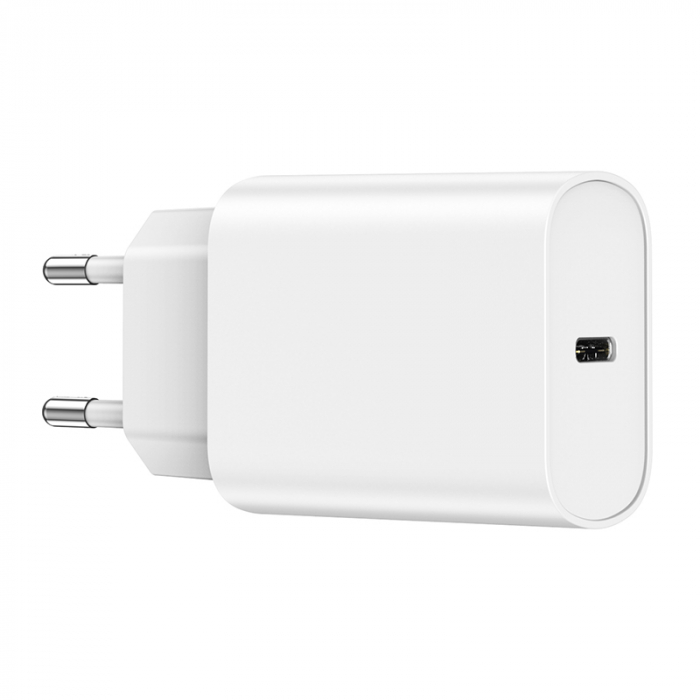 INCARCATOR RETEA USB-C FAST CHARGE PD 20W - ALB [3]
