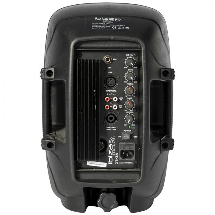 INCINTA ACUSTICA ACTIVA 8"/20CM 100W RMS [4]