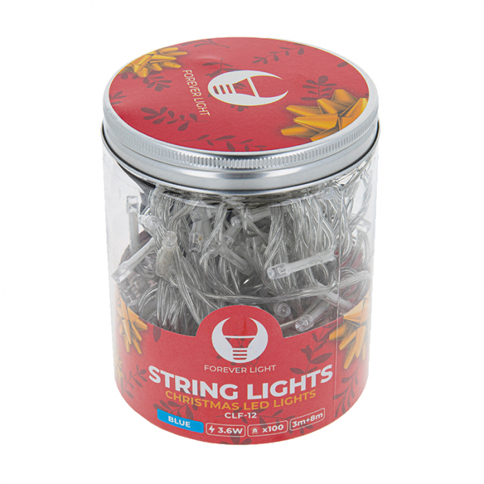 INSTALATIE CRACIUN 100LED-URI ALBASTRE 8M [5]