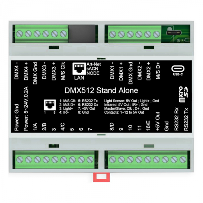 Interfata dmx - usb cu conexiune rj45 [3]