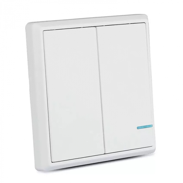 INTRERUPATOR DUBLU WIRELESS IP54 [3]