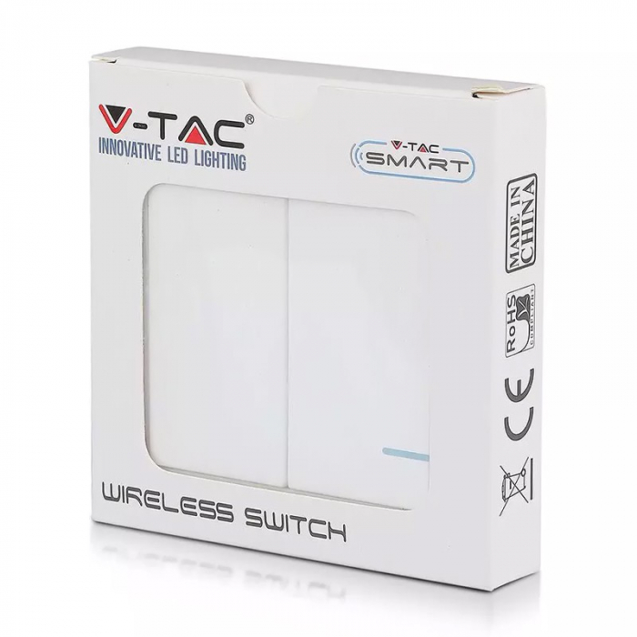 INTRERUPATOR DUBLU WIRELESS IP54 [6]
