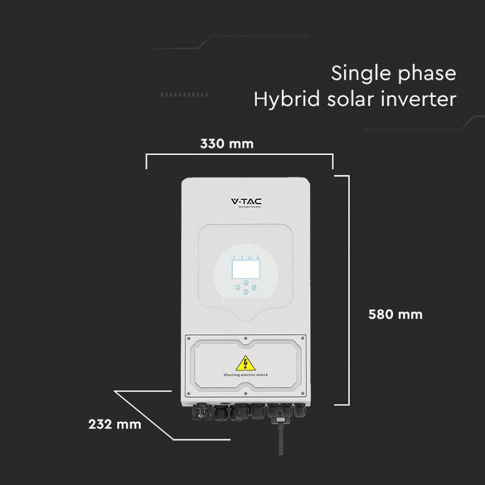 INVERTOR SOLAR 6KW HYBRID ON GRID/OFF GRID MONOFAZAT [6]