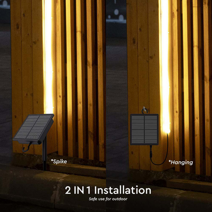 Kit banda led 3000k incarcare solara ip67 V-tac [11]