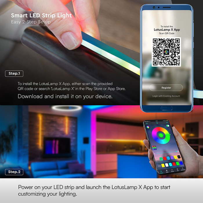 KIT BANDA LED NEONFLEX MAGIC RGB 5M [10]