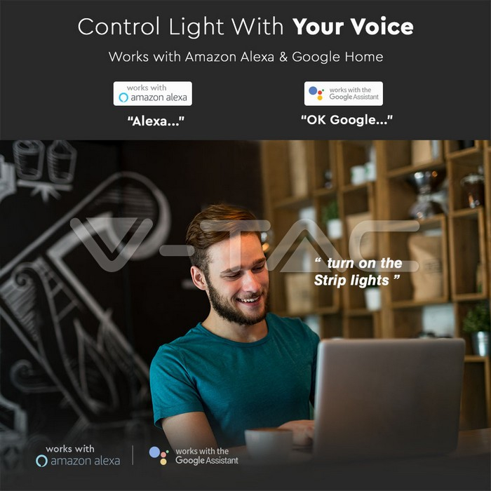 Kit Banda LED Smart RGB+Alb pentru Bucătărie IP65 | V-TAC [7]