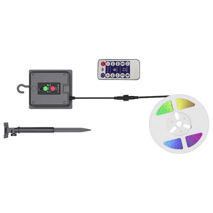 Kit banda led rgb incarcare solara ip67 V-tac [5]