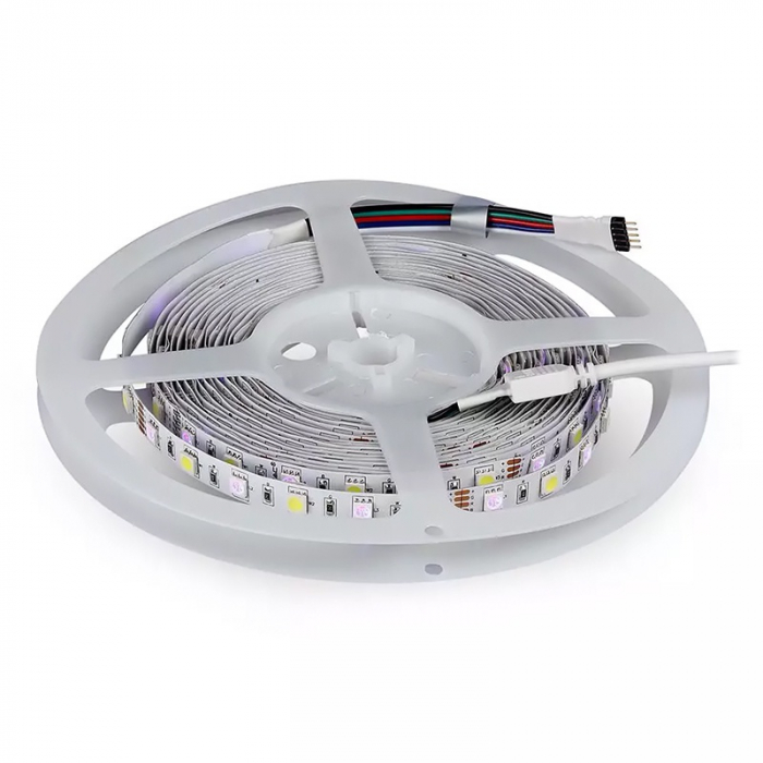 Kit banda led smart smd5050 rgb+w 60led/m ip20 5m V-tac [2]