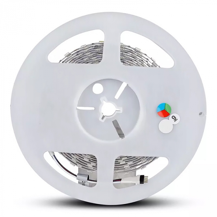 Kit banda led smart smd5050 rgb+w 60led/m ip20 5m V-tac [5]