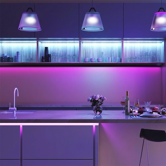 Kit banda led smart smd5050 rgb+w 60led/m ip20 5m V-tac [3]