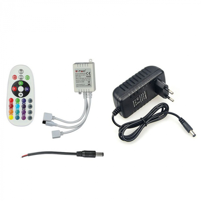 KIT BANDA LED SMD5050 30LED/M RGB IP20 10M [5]